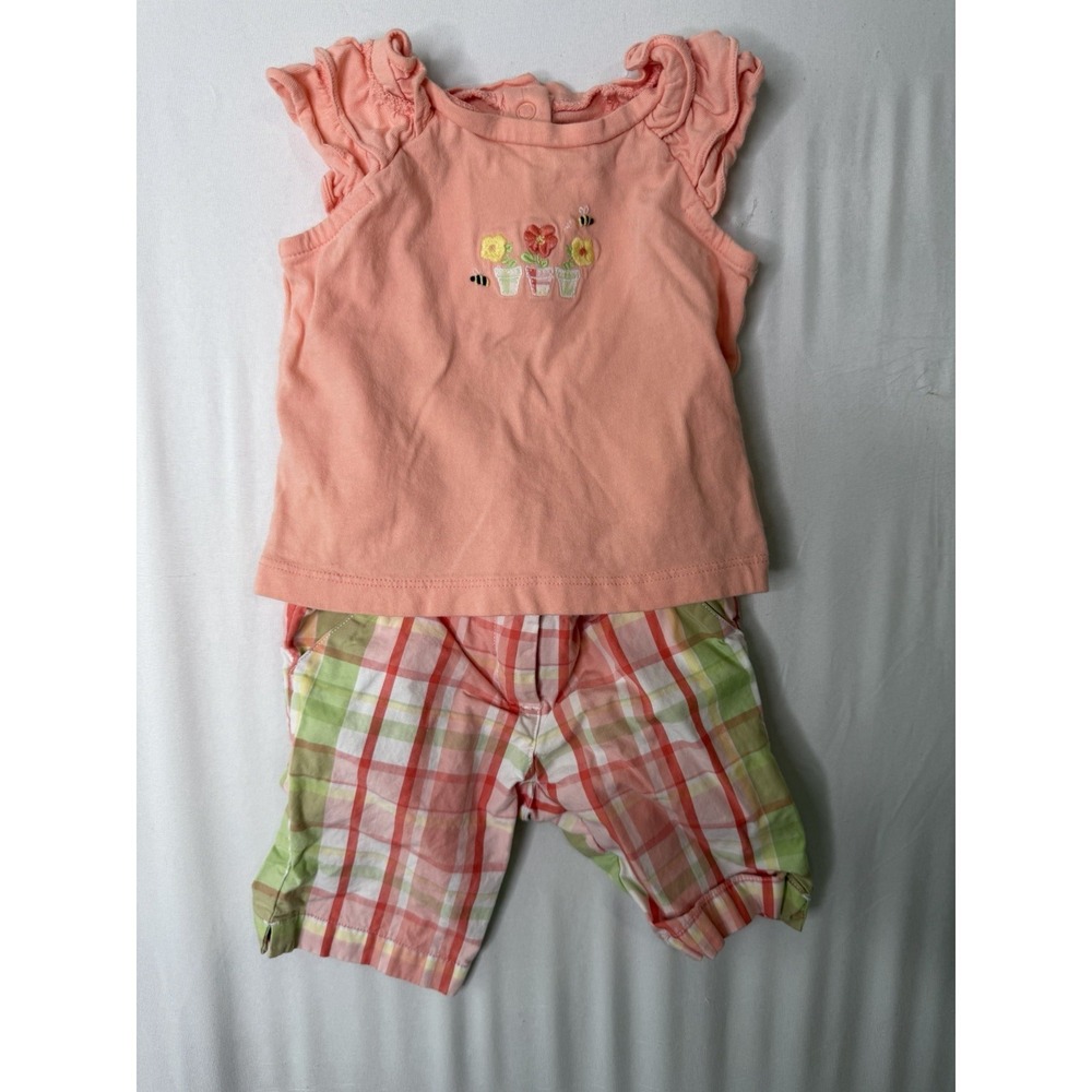 Lot 7 Pc Baby Girl Clothes 3-6M Peek Old Navy Carter's Janie & Jack‎ - Picture 7 of 11